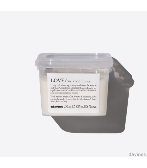 Davines LOVE Curl Conditioner – Après-shampoing hydratant pour cheveux bouclés et ondulés 250 ml