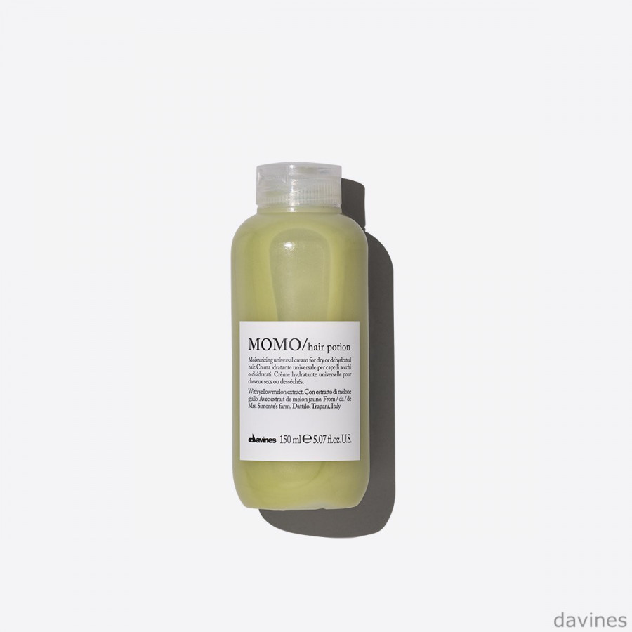 DAVINES MOMO Hair Potion – Soin Hydratant Sans Rinçage pour Cheveux Secs