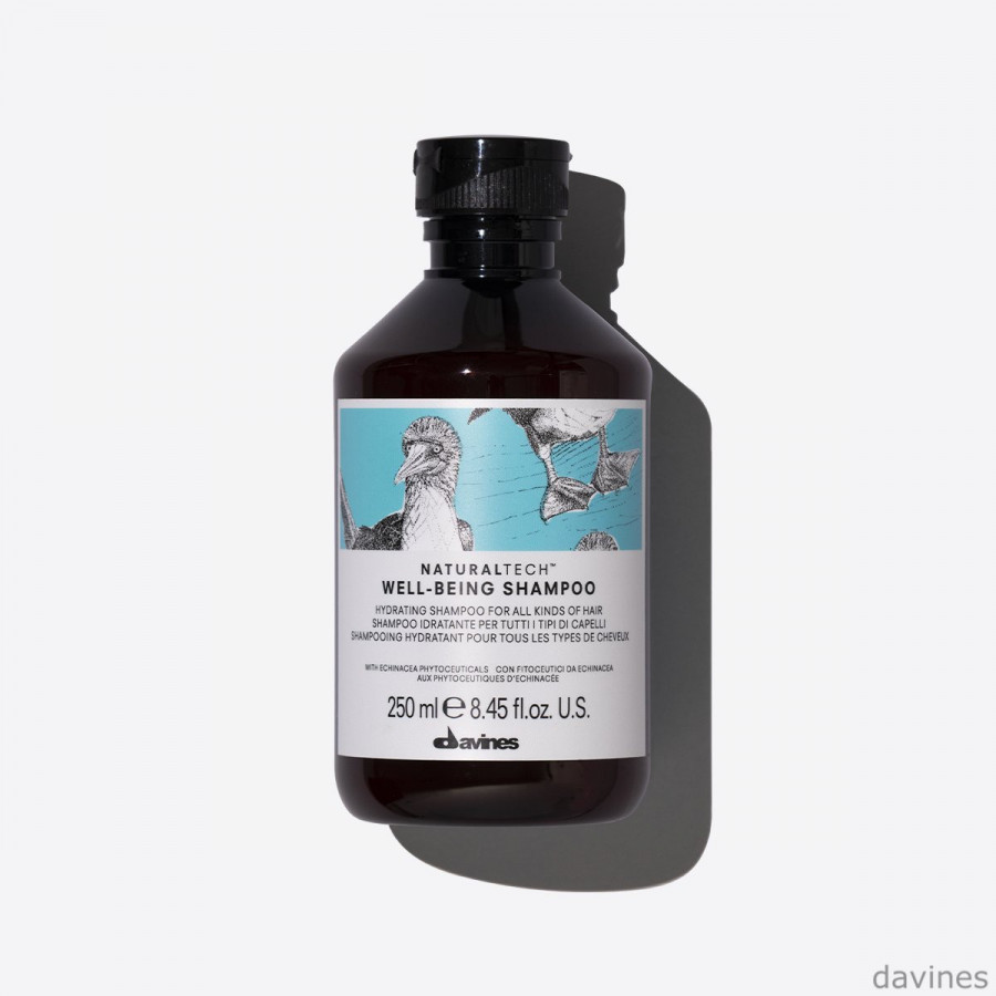 Davines Naturaltech Well-Being Shampoo – Shampooing hydratant quotidien